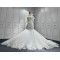 Sweetheart Lace Up Off The Shoulder Wedding Dress Beading Appliques vestidos de novia