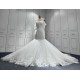 Sweetheart Lace Up Off The Shoulder Wedding Dress Beading Appliques vestidos de novia