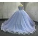 Sweetheart Lavender Quinceanera Dresses for Girls Appliques Off The Shoulder Ball Gown Vestidos De Baile Customised