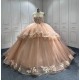 Sweetheart Neck Pink Quinceanera Dress Sleeveless Vestidos De 15 Anos Girls Ball Gown Sweet 16 Dresses