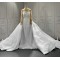 Two In One Wedding Dresses Lace Appliques Long Sleeve Bridal Gowns vestido de noiva