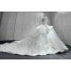 Vestido De Noiva 2024 Long Sleeves Wedding Dress Ball Gown Lace Bridal Gown Custom Made Robe De Mariee