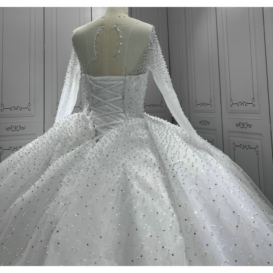 Vestidos De Noiva Long Sleeves Princess Wedding Dresses Ball Gown Dresses Bridal Gowns robe de mariage 2024