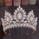 Vintage Baroque Style Rhinestone Tiaras High Quality Large High Quality Crystal Crown Wedding Party Headdress Hair Accessories