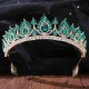 Wedding Hair Accessories Baroque Rhinestone Crystal Crown Tiara Wedding Headdress Party Bridal Hair Jewelry Tiaras with Comb