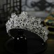 Wedding Hair Tiara Crystal Rhinestone Luxury Fashion Bridal Crown Flower Diadem Headband Hair Accessories Headdress Head Jewelry