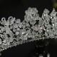 Wedding Hair Tiara Crystal Rhinestone Luxury Fashion Bridal Crown Flower Diadem Headband Hair Accessories Headdress Head Jewelry