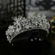 Wedding Hair Tiara Crystal Rhinestone Luxury Fashion Bridal Crown Flower Diadem Headband Hair Accessories Headdress Head Jewelry