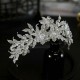 Wedding Hair Tiara Crystal Rhinestone Luxury Fashion Bridal Crown Silver Diadem Headband Hair Accessories Headdress Head Jewelry