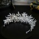 Wedding Hair Tiara Crystal Rhinestone Luxury Fashion Bridal Crown Silver Diadem Headband Hair Accessories Headdress Head Jewelry