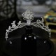 Wedding Hair Tiara Rhinestone Buterfly Flower Luxury Fashion Bridal Crown Diadem Headband Hair Accessories Headdress Head Jewelr