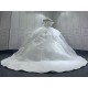 White Appliuqes Wedding Dresses Ball Gowns Custom Made Princess Formal Bridal Gown Vestido de Casamento