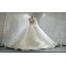 Long Sleeves Luxury Ball Gown Wedding Dress With Lace Pearls CBWD0070