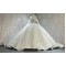 Sparkly Cathedral Train Pearl Wedding Ball Gowns CBWD0014