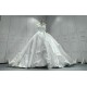 Strapless High Quality Satin Wedding Ball Gowns CBWD0011