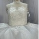 Tiered Floor Length Ball Gown Wedding Dress CBWD008