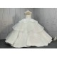 Tiered Floor Length Ball Gown Wedding Dress CBWD008