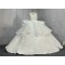 Tiered Floor Length Ball Gown Wedding Dress CBWD008