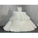 Tiered Floor Length Ball Gown Wedding Dress CBWD008