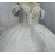 Two In One Pearl Ball Gown Wedding Dress With Detachable Top CBWD006