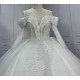 Two In One Pearl Ball Gown Wedding Dress With Detachable Top CBWD006